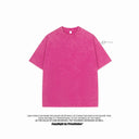 Vintage Oversized Acid Wash Tee Retro Chic Loose Fit Top Vintage Oversized Acid Wash Tee Retro Chic Loose Fit Top