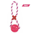 Dog Treat Balls Interactive Rope Rubber Toys for Small Dogs Dog Treat Balls Interactive Rope Rubber Toys for Small Dogs