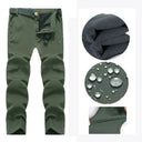 Men Winter Waterproof Climbing Skiing Trekking Fleece Pants Men Winter Waterproof Climbing Skiing Trekking Fleece Pants