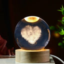 Luminous Crystal Ball LED Night Light Saturn Table Lamp USB Luminous Crystal Ball LED Night Light Saturn Table Lamp USB