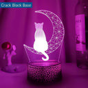 Moon Light: Cute Cat LED Night Lamp with Remote Control Moon Light: Cute Cat LED Night Lamp with Remote Control