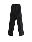 Vintage Chic High-Waist Pants for Modern Office Style Vintage Chic High-Waist Pants for Modern Office Style