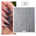 Elevate Your Style with Chic 3D Nail Art Decals Set Elevate Your Style with Chic 3D Nail Art Decals Set