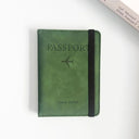 Vintage RFID Passport Holder Stylish PU Leather Travel Wallet Vintage RFID Passport Holder Stylish PU Leather Travel Wallet