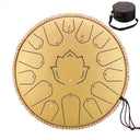 Hluru 13 Inch 15 Notes Steel Tongue Drum Glucophone C Tone Hluru 13 Inch 15 Notes Steel Tongue Drum Glucophone C Tone