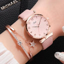 Luxury Quartz Bracelet Watch Set for Women Two Piece Luxury Quartz Bracelet Watch Set for Women Two Piece