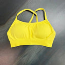 Seamless Backless Sports Bra For Women Medium Support Crop Seamless Backless Sports Bra For Women Medium Support Crop