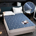 Waterproof King Size Bedspread Quilted Mattress Protector Pad Waterproof King Size Bedspread Quilted Mattress Protector Pad