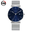 Hannah Martin Dark Blue Leather Watch Luxury Japanese Movement Hannah Martin Dark Blue Leather Watch Luxury Japanese Movement