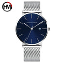Hannah Martin Dark Blue Leather Watch Japanese Movement Hannah Martin Dark Blue Leather Watch Japanese Movement