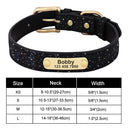 Personalized Sequin Dog Collar for Small to Medium Pets Personalized Sequin Dog Collar for Small to Medium Pets