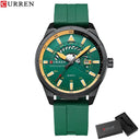 CURREN Men's Luxury Silicone Band Fashion Watch Stylish Wristwatch CURREN Men's Luxury Silicone Band Fashion Watch Stylish Wristwatch