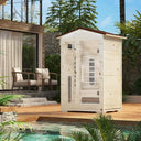 Luxury 2-4 Person Steam Sauna with 2300W Heater Home Luxury 2-4 Person Steam Sauna with 2300W Heater Home