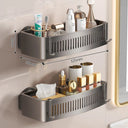 Vacuum Suction Cup Bathroom Shelf Wall Mounted Aluminum Organizer Vacuum Suction Cup Bathroom Shelf Wall Mounted Aluminum Organizer