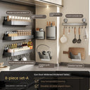 Suction Cup Punch-Free Wall Condiment Hook Rack Storage Suction Cup Punch-Free Wall Condiment Hook Rack Storage