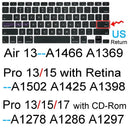 MacBook Air Keyboard Cover Silicone Dustproof Waterproof MacBook Air Keyboard Cover Silicone Dustproof Waterproof