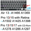 Macbook Air Silicone Keyboard Cover Dustproof Waterproof Skin Macbook Air Silicone Keyboard Cover Dustproof Waterproof Skin