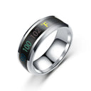 Smart Stainless Steel Multifunctional Ring For Couples Mood Changes Color Smart Stainless Steel Multifunctional Ring For Couples Mood Changes Color