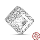 Crown Flowers Heart Silver Bead Charm Pandora Accessory Crown Flowers Heart Silver Bead Charm Pandora Accessory
