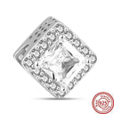 Crown Flowers Heart Silver Bead Charm Pandora Accessory Crown Flowers Heart Silver Bead Charm Pandora Accessory