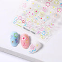 Succulent Blossom Nail Art Decals Blooming 3D Beauty Kit Succulent Blossom Nail Art Decals Blooming 3D Beauty Kit