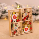 Charming Wooden Christmas Gnome Ornaments for Tree Decor Charming Wooden Christmas Gnome Ornaments for Tree Decor