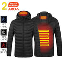 21 Areas Heated Jacket For Men Waterproof Heating Coat 21 Areas Heated Jacket For Men Waterproof Heating Coat