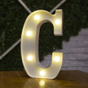 Battery-Operated LED Alphabet Lights for Home and Party Decor Battery-Operated LED Alphabet Lights for Home and Party Decor