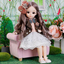Customizable BJD Doll Dress Up Toy With 3D Eyes Interactive Customizable BJD Doll Dress Up Toy With 3D Eyes Interactive