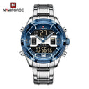 Naviforce Digital Stainless Steel Sports Watch Multifunction Naviforce Digital Stainless Steel Sports Watch Multifunction
