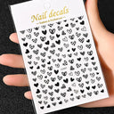 Celestial Gold Nail Art Sticker Set - Sun Moon Star Designs Celestial Gold Nail Art Sticker Set - Sun Moon Star Designs