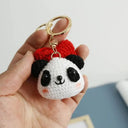 Cute Small Bear Couple Keychains Unique Knitting Cartoon Gift Cute Small Bear Couple Keychains Unique Knitting Cartoon Gift
