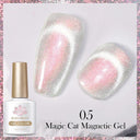 9D Cat Magnetic Gel Nail Polish Pink Purple UV Varnish Set 9D Cat Magnetic Gel Nail Polish Pink Purple UV Varnish Set