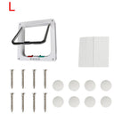 Dog Cat Flap Door Security Lock Gate for Small Pets 50% Off Dog Cat Flap Door Security Lock Gate for Small Pets 50% Off