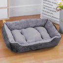 Soft Square Plush Pet Bed for Ultimate Comfort for Pets Soft Square Plush Pet Bed for Ultimate Comfort for Pets