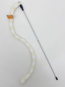 Feather Cat Teaser Wand: Interactive Caterpillar Toy for Cats Feather Cat Teaser Wand: Interactive Caterpillar Toy for Cats