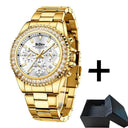 Rainbow Diamond Gold Watch Stylish Timepiece for Men Rainbow Diamond Gold Watch Stylish Timepiece for Men