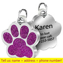 Personalized Pet ID Tags Engraved Name Collar Pendant Personalized Pet ID Tags Engraved Name Collar Pendant