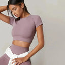 Women Seamless Yoga Top For Fitness And Workout Shirt Women Seamless Yoga Top For Fitness And Workout Shirt