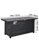 VEVOR Gas Fire Pit Table 43/54 In 50000 BTU Propane Outdoor VEVOR Gas Fire Pit Table 43/54 In 50000 BTU Propane Outdoor