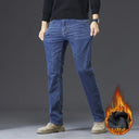 Tall Men Denim Pants Fleece Thick Warm Winter Stretch Jean Tall Men Denim Pants Fleece Thick Warm Winter Stretch Jean