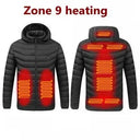Men Heated Jacket Electric Heating 19 11 9 Areas Warm Coat Men Heated Jacket Electric Heating 19 11 9 Areas Warm Coat