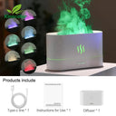 TranquilBreeze LED Flame Diffuser for Your Serene Oasis TranquilBreeze LED Flame Diffuser for Your Serene Oasis