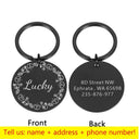 Personalized Engraved Pet ID Tags for Dogs Cats Reflective Personalized Engraved Pet ID Tags for Dogs Cats Reflective