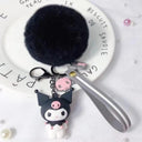 Cute Animal Keychains with Fluffy Fur Ball Bag Pendant Cute Animal Keychains with Fluffy Fur Ball Bag Pendant