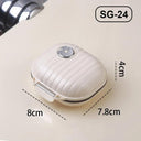 Compact Weekly Pill Organizer for Travel Portable Moisture-Sealed Compact Weekly Pill Organizer for Travel Portable Moisture-Sealed