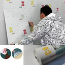 Linen Wallpaper Self Adhesive 3D Wall Stickers Waterproof Linen Wallpaper Self Adhesive 3D Wall Stickers Waterproof