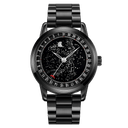 SKMEI Moon Phase Leather Wristwatch Stylish Timepiece Design SKMEI Moon Phase Leather Wristwatch Stylish Timepiece Design