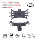 Silicone Universal Phone Holder For Bikes 360 Degree Mount Silicone Universal Phone Holder For Bikes 360 Degree Mount