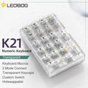 LEOBOG K21 Wireless Mechanical Number Pad RGB Backlit Keyboard LEOBOG K21 Wireless Mechanical Number Pad RGB Backlit Keyboard